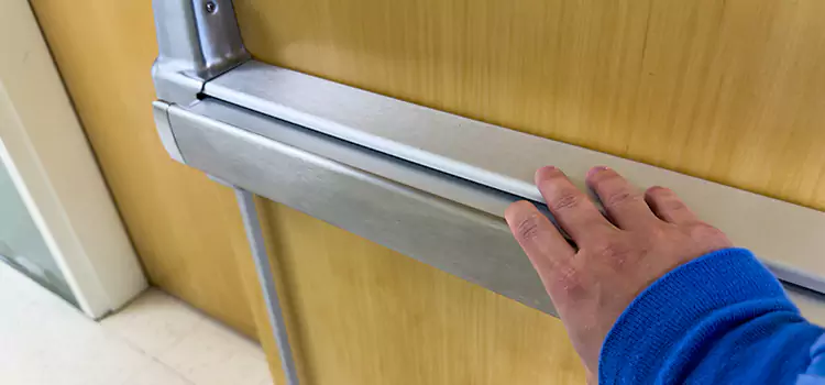 Installing a Push Bar on a Door Wellington